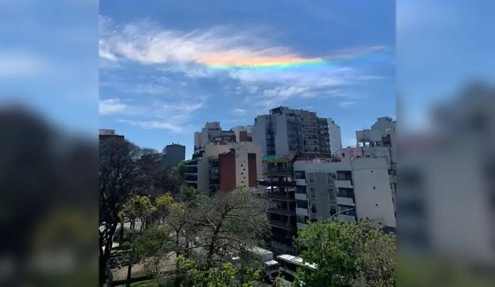 Un particular fenómeno se hizo presente en el cielo del AMBA