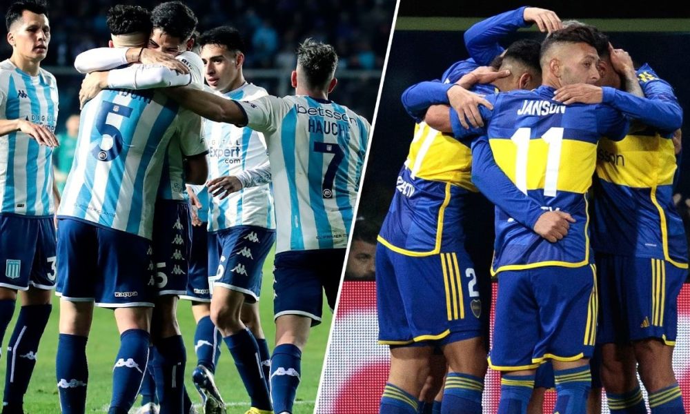 RACING LE GANO SOBRE EL FINAL A BOCA 