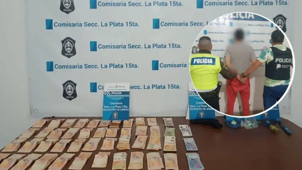 ARRESTAN A UN HOMBRE CON COCAINA, MARIHUANA Y UNA REPLICA DE UN ARMA