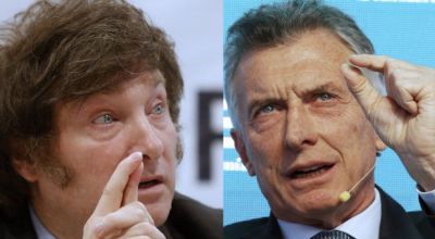 MACRI Y MILEI A SOLAS EN EL HOTEL LIBERTADOR