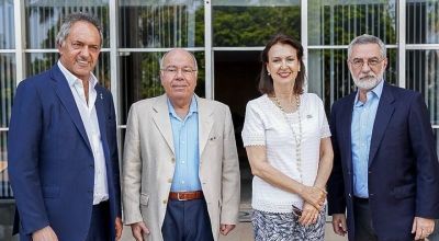 DIANA MONDINO ESTA EN BRASIL, SE REUNIO CON EL CANCILLER DE LULA Y CON SCIOLI