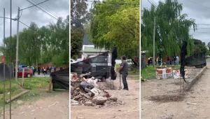 Un hombre usurpó parte de una calle de La Plata para construir su casa porque dice que "le pertenece"